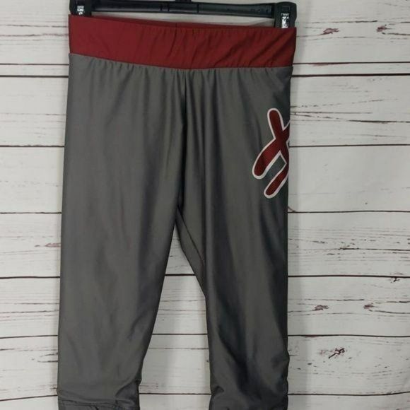 Varsity Spirit Women's Gray and Crimson Tights Pullon‎ Pants Size XS - Picture 2 of 7